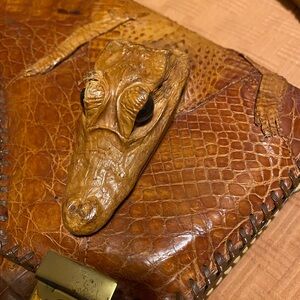Vintage Genuine Alligator Handbag
